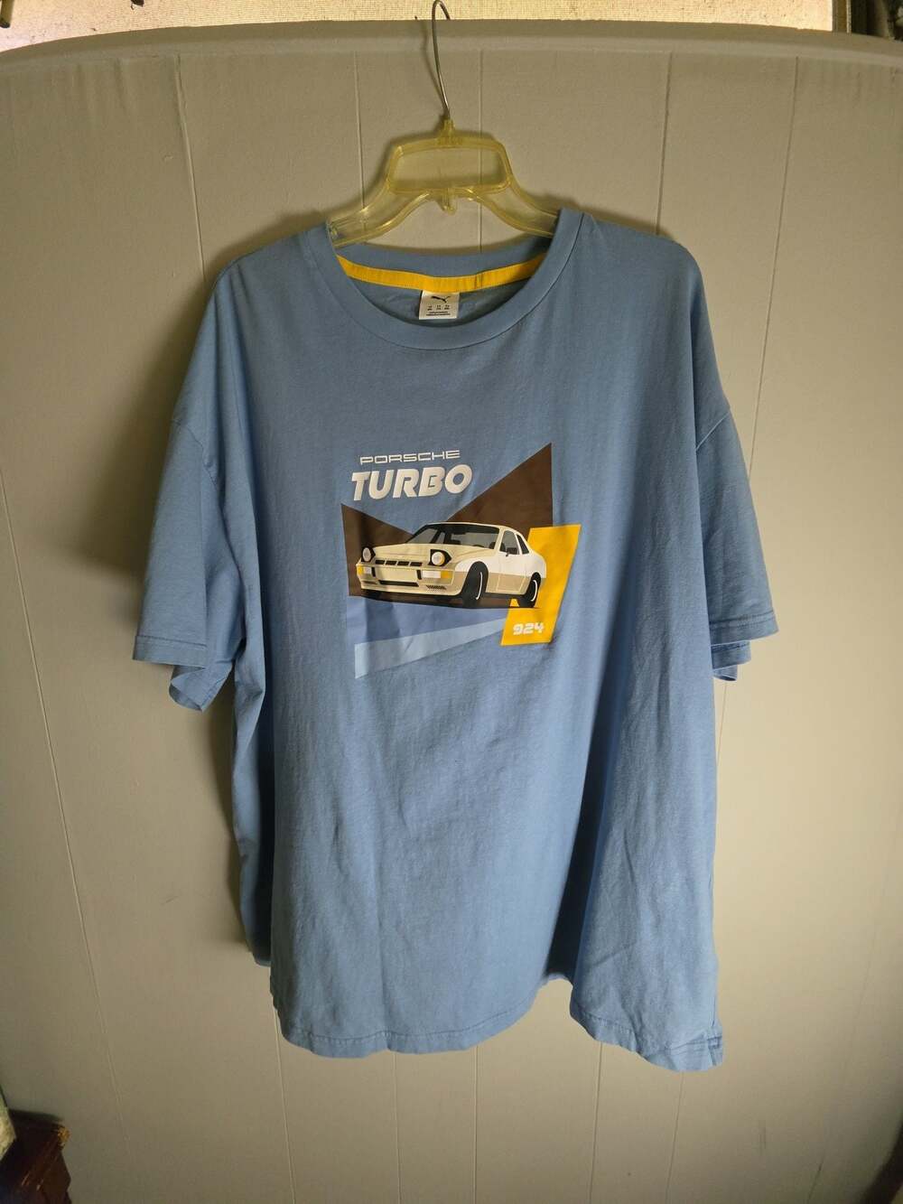 Puma Men's Porsche Legacy 924 Graphic T-Shirt Blue XXL